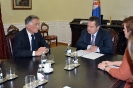 Minister Dačić received today a farewell call from French Ambassador Francois-Xavier Deniau [5/9/2014]