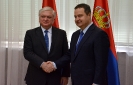 FDPM and MFA of the Republic of Serbia Ivica Dacic met today with MFA of the Republic of Armenia, Edward Nalbandian [2/10/2014]