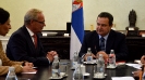 Minister Dacic meets the new Head of the CoE Office in Serbia Tim Cartwright [13/10/2014]