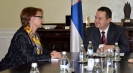 Minister Dacic receives new French Ambassador Christine Moro [22/10/2014]