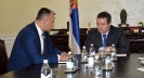 Minister Dacic with the Ambasador of Bosnia and Herzegovina in Serbia Ranko Skrbic [19/11/2014]
