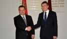 Meeting of Minister Dacic with Foreign Minister of Latvia, Edgars Rinkevics 