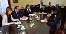 Minister Dacic with the General Inspector of MFA of Italy
