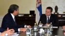 Minister Dacic with the General Inspector of MFA of Italy [12/12/2014]