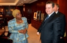 Minister Dacic with the Chairperson of the Commission of the African Union