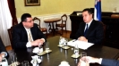 Minister Dacic with the Ambassador of Hungary