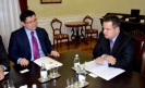 Minister Dacic with the Ambassador of Kazakhstan