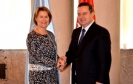 Minister Dacic meets UNOPS Director Grete Faremo [09/03/2015]