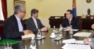 Minister Dacic with the Ambassador of the Islamic Republic of Iran