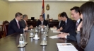 Minister Dacic with an expert in international relations and former Permanent Secretary of the MFA of Singapore [30/03/2015]