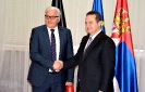 Meeting of Minister Dacic with the MFA of FR of Germany, Frank-Walter Steinmeier