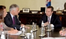 Minister Dacic with the representative for Southeast Europe in the MFA of Germany 