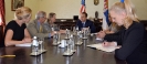 Meeting of Minister Dacic with Mary Warlick