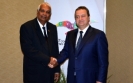 Minister Dacic with MFA of Trinidad and Tobago