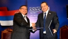 Meeting and signing agreement between Minister Dacic and Deputy MFA of Thailand