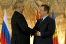 Minister Dacic with the heads of delegation