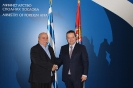 Minister Dacic meets with  Nikos Voutsis