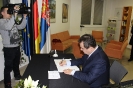 Minister Dacic signed the book of condolence at the Embassy of Germany to Belgrade
