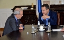Minister Dacic with Professor at Johns Hopkins University [13/05/2016]