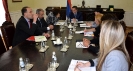 Minister Dacic meets Angelina Eichhorst