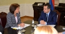 Minister Dacic meets Angelina Eichhorst