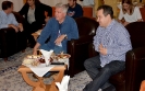 Minister Dacic and US Ambassador Kyle Scott watch the final game of the Olympic Games in basketball