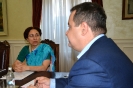 Minister Dacic meets with the Ambassador of India