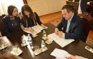 Meeting of Minister Dacic with Karima Bennoune