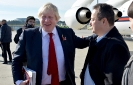 Minister Dacic delighted Boris Johnson