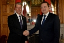 Minister Dacic meets with the head of the government's majority in the Parliament of Canada