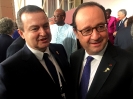 Minister Dacic with Francois Hollande