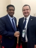 Minister Dacic with President of Seychelles
