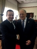 Minister Dacic with President of the Swiss Confederation