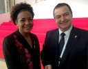 Minister Dacic with Secretary General of the Francophonie