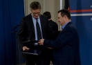 Minister Dacic and Ambassador Dittmann sign agreement