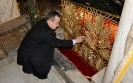 Minister Dacic in the Church of Nativity in Bethlehem