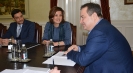Minister Dacic meets wih Vera Josipovska-Tipko