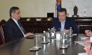 Minister Dacic meets with the Ambassador of Jordan