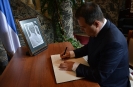 Minister Dacic signed the book of condolences on the death of Ambassador Potezica [15/05/2017]
