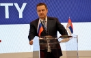 Minister Dacic at the opening stand of Serbia at the St. Petersburg Forum