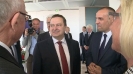 Ministers Dacic and Kurtz at the opening of the exhibition