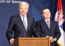 Press Conference of Ministers Dacic and Reynders