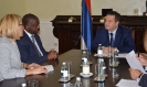 Minister Dacic received in a farewell visit the Ambassador of the Republic of Angola [18/07/2017]