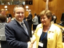 Minister Dacic with the director of the World Bank