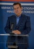Minister Dacic at the ceremony 