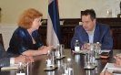 Minister Dacic received a farewell visit Julia Feeney