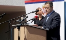 Ivica Dacic at a ceremony to hand keys to 30 apartments to refugees 