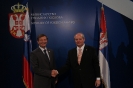 Minister Ivan Mrkic meets Slovenian FM Karl Erjavec