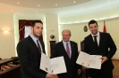 Minister Mrkic delivered diplomatic passports to waterpolo players 