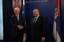 Minister Mrkic meets Finnish FM E. Tuomioja